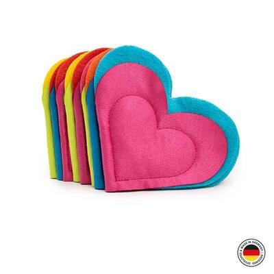 4cats Schmuseherz Präsentation gestapelt