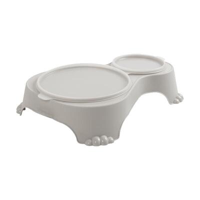 Rotho MyPet Sally Doppel  Futternapf mit Deckel - 1 l + 0,28 l