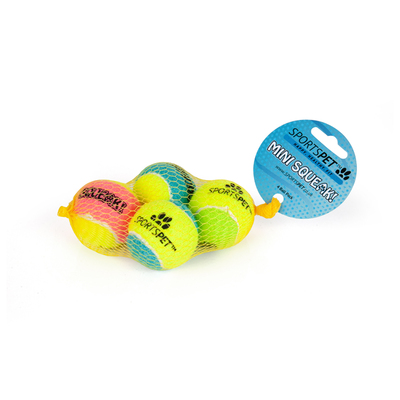 Alternative view of SPORTSPET Tennisbälle Colour Puppy -  Ø 4,8 cm mit Quietscher - 4er Pack