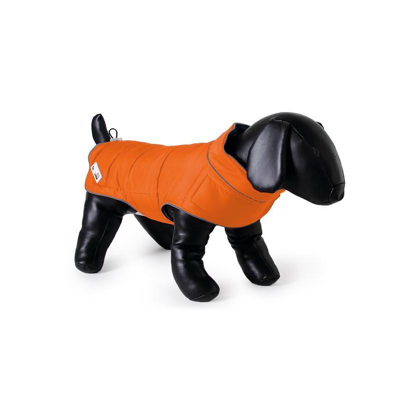 Orange Combi-Puffer Hundejacke von Doodlebone®