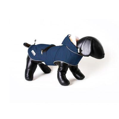 Blaue Mac-in-a-Pack Regenjacke von Doodlebone