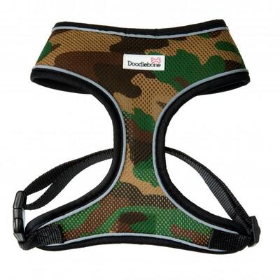 Camouflage Airmesh Geschirr von Doodlebone®