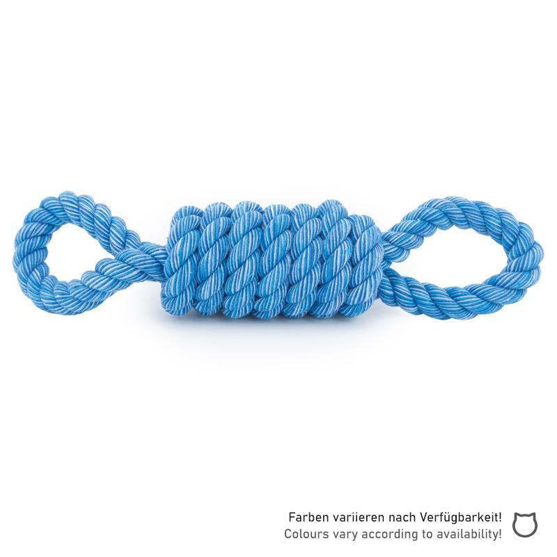Blaue Nuts for Knots Achterspule Kingsize von Happy Pet einzeln mit Hinweis 