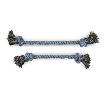 Größenvergleich der unterschiedlichen Größen des Kingsize Schleppseils von Happy Pet