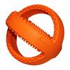 Oranger interaktiver Fußball Grubber von Happy Pet in den Maßen 18 × 18 × 18 cm