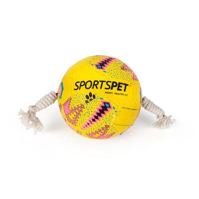 Gelb-pinker Fußball Größe 3 ca. 185 mm Ø von SPORTSPET