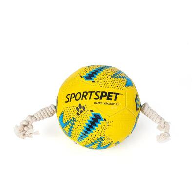 Gelb-blauer Fußball Größe 3 ca. 185 mm Ø von SPORTSPET