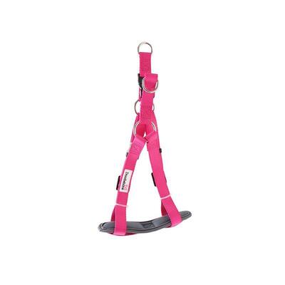 Neon-pinkes, gepolstertes Geschirr Bold von Doodlebone®