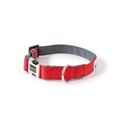 Rotes, gepolstertes Halsband Bold von Doodlebone®