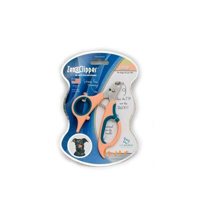 Sicherste Krallenschere für Zuhause ZenClipper von PerAnimal in den Größen XXS bis XXL pink in Originalverpackung