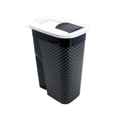 4,1 l Futter Schüttdose Schwarz-Weiß von Rotho MyPet