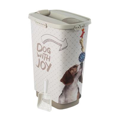 Futterbehälter + Schaufel 25 l JOY Hund von Rotho MyPet