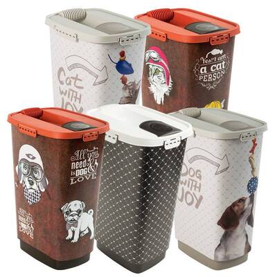 Futterbehälter + Schaufel in verschiedenen Varianten 25 l von Rotho MyPet