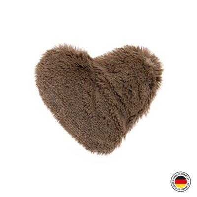 4cats Plüsch Kollektion Herz braun