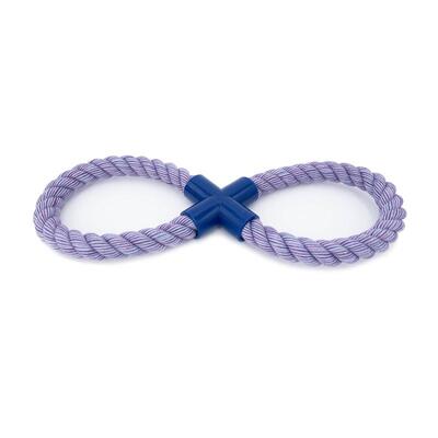 Einzelne, lilane Nuts for Knots Figur 8 von Happy Pet