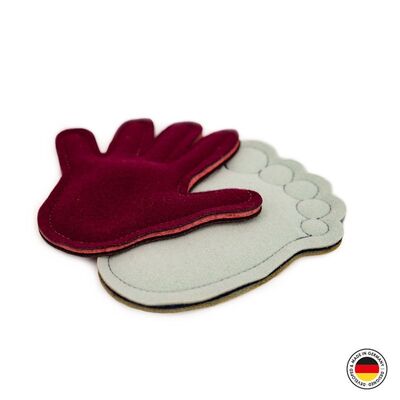 Set liegend 4cats Couples Kollektion Spielzeug Katzenkissen Hand und Fuss