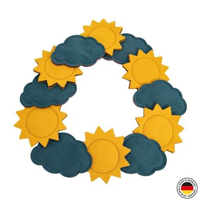 Kreis 4cats Couples Kollektion Spielzeug Katzenkissen Sonne und Wolke