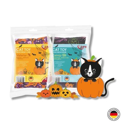 4cats Halloween Kollektion Raschelkissen mit Verpackung