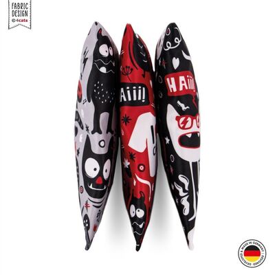 4cats Katzenspielzeug Crazy Raschelkissen Seitenansicht