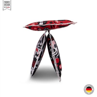 4cats Katzenspielzeug Crazy Raschelkissen aufgebaut Seite