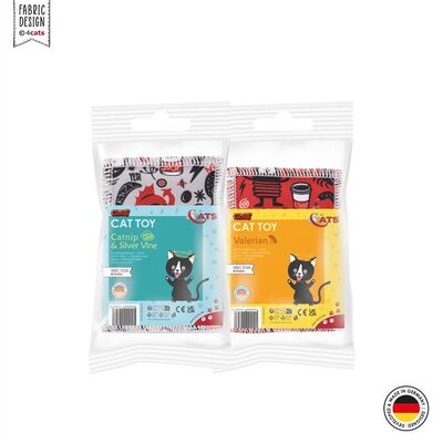 4cats Katzenspielzeug Crazy Schmusekissen beide Verpackungen