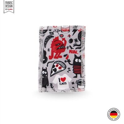 4cats Katzenspielzeug Crazy Schmusekisse grau einzeln