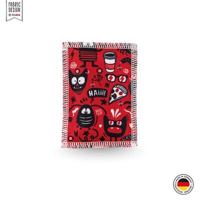 4cats Katzenspielzeug Crazy Schmusekissen rot einzeln