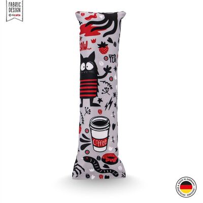 4cats Katzenspielzeug Crazy Spielrolle grau aufrecht