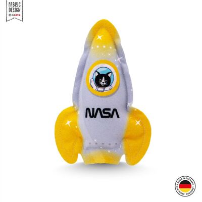 4cats Katzenspielzeug Space Kollektion Rakete Lucy Frontansicht