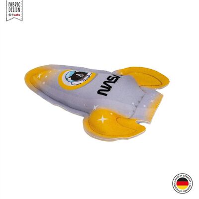 4cats Katzenspielzeug Space Kollektion Rakete Lucy liegend