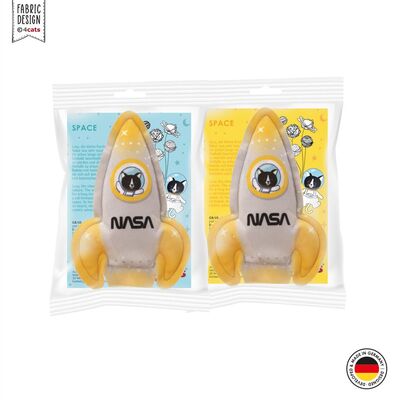 4cats Katzenspielzeug Space Kollektion Rakete Lucy Verpackung beide