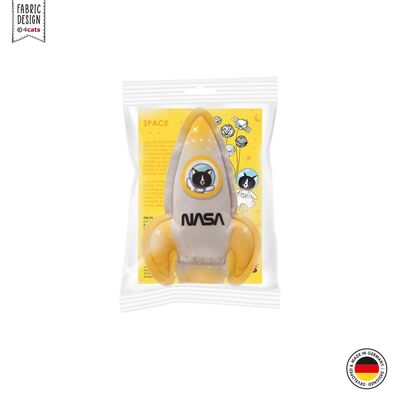 4cats Katzenspielzeug Space Kollektion Rakete Lucy Verpackung Baldrian