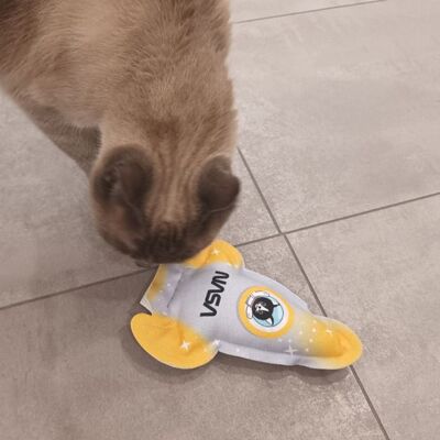 4cats Katzenspielzeug Space Kollektion Rakete Katze mit Lucy