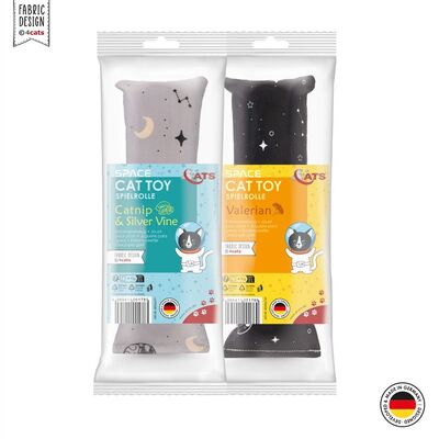 4cats Katzenspielzeug Space Kollektion Spielrolle Verpackung beide