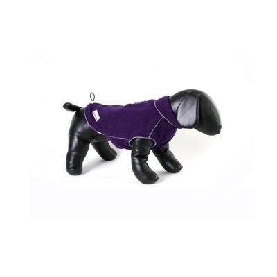 Doodlebone Fleece Hundejacke violett auf Dummy