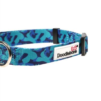 Doodlebone Bold Hundehalsband Tarn Cyan Schnalle