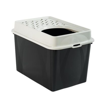 Katzentoilette Rotho MyPet Berty Eco schwarz