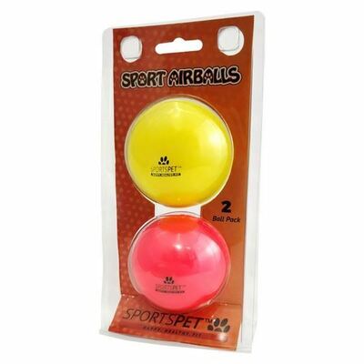 SPORTSPET AIRBALLS - 2 Bälle - 70 mm in Verpackung