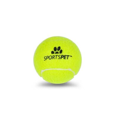 SPORTSPET Tennisball einzeln - 65 mm ohne Quietscher