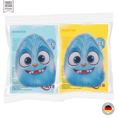 4cats Katzenspielzeug Monster Kollektion Monster blau beide verpackt