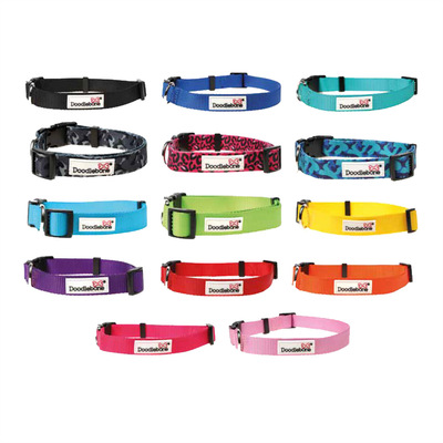Doodlebone Bold Hundehalsband - verschiedene Farben in drei Größen