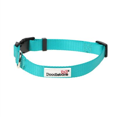 Doodlebone Originals Bold Hundehalsband Blaugruen Peacock