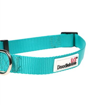 Doodlebone Originals Bold Hundehalsband Blaugruen Peacock