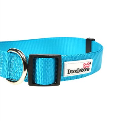 Doodlebone Originals Bold Hundehalsband Cyan Aqua