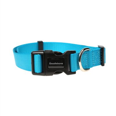 Doodlebone Originals Bold Hundehalsband Cyan Aqua