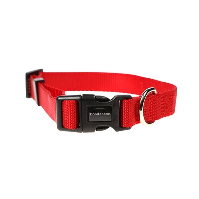 Doodlebone Originals Bold Hundehalsband Rot Ruby