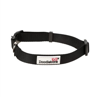 Doodlebone Originals Bold Hundehalsband Schwarz Coal