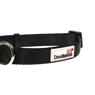 Doodlebone Originals Bold Hundehalsband Schwarz Coal
