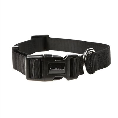 Doodlebone Originals Bold Hundehalsband Schwarz Coal