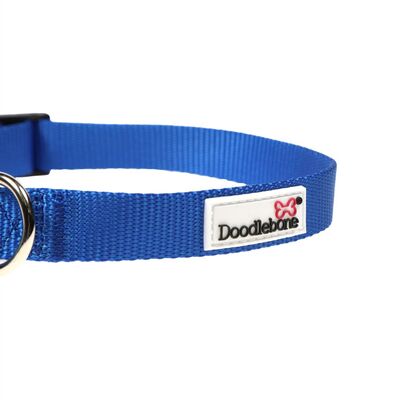 Doodlebone Originals Bold Hundehalsband Blau Sapphire